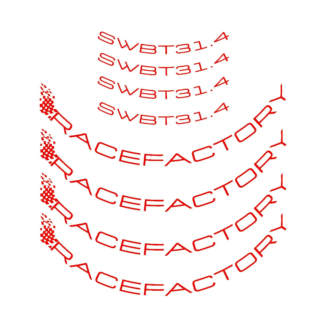 RACEFACTORY I Set adesivi pre spaziati SWBT Series (4g)