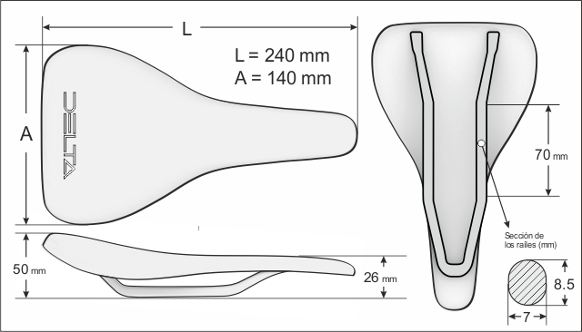 SAEVID I Sella carbon Delta MTB (58g) - RaceFactory™