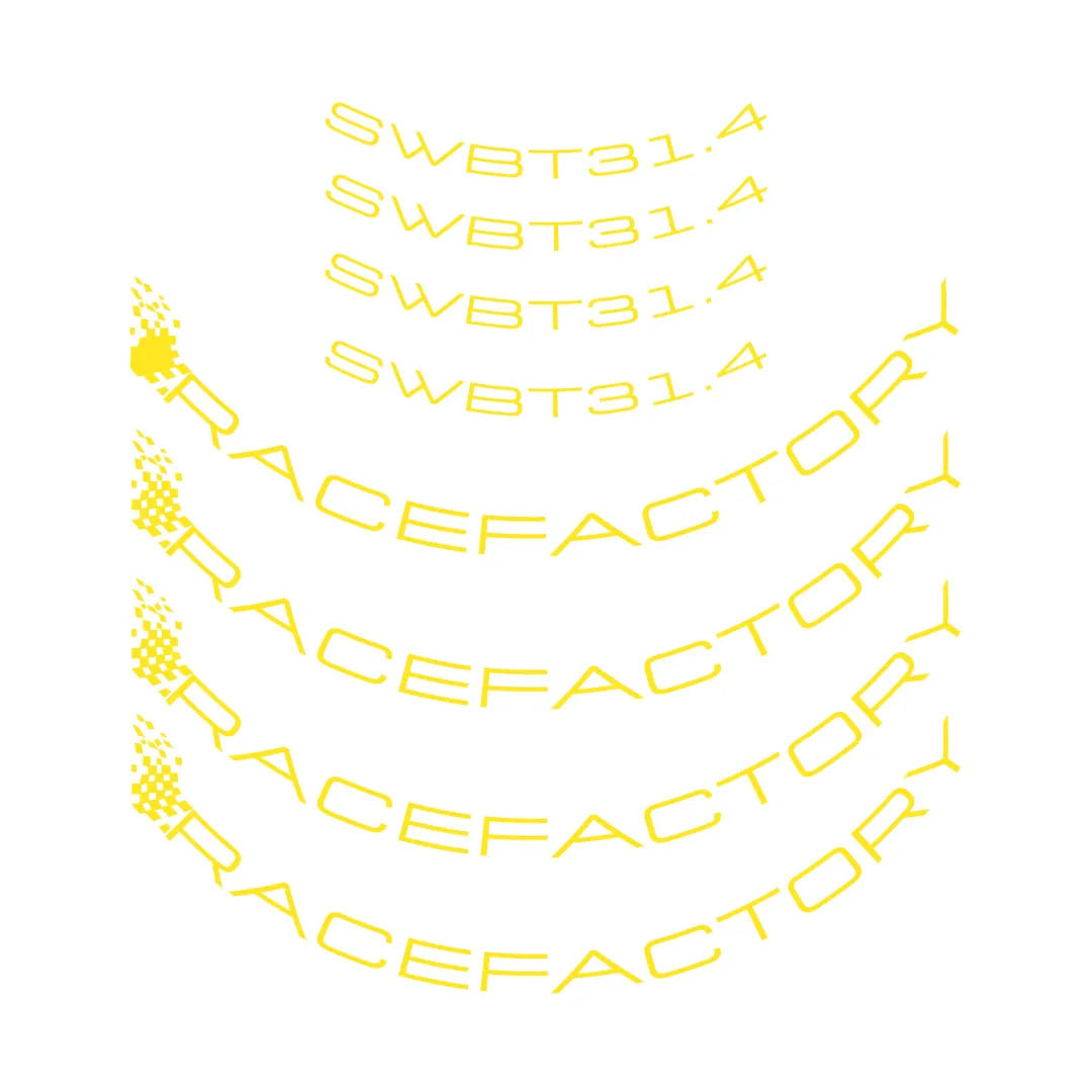 RACEFACTORY I Set adesivi pre spaziati SWBT Series (4g)